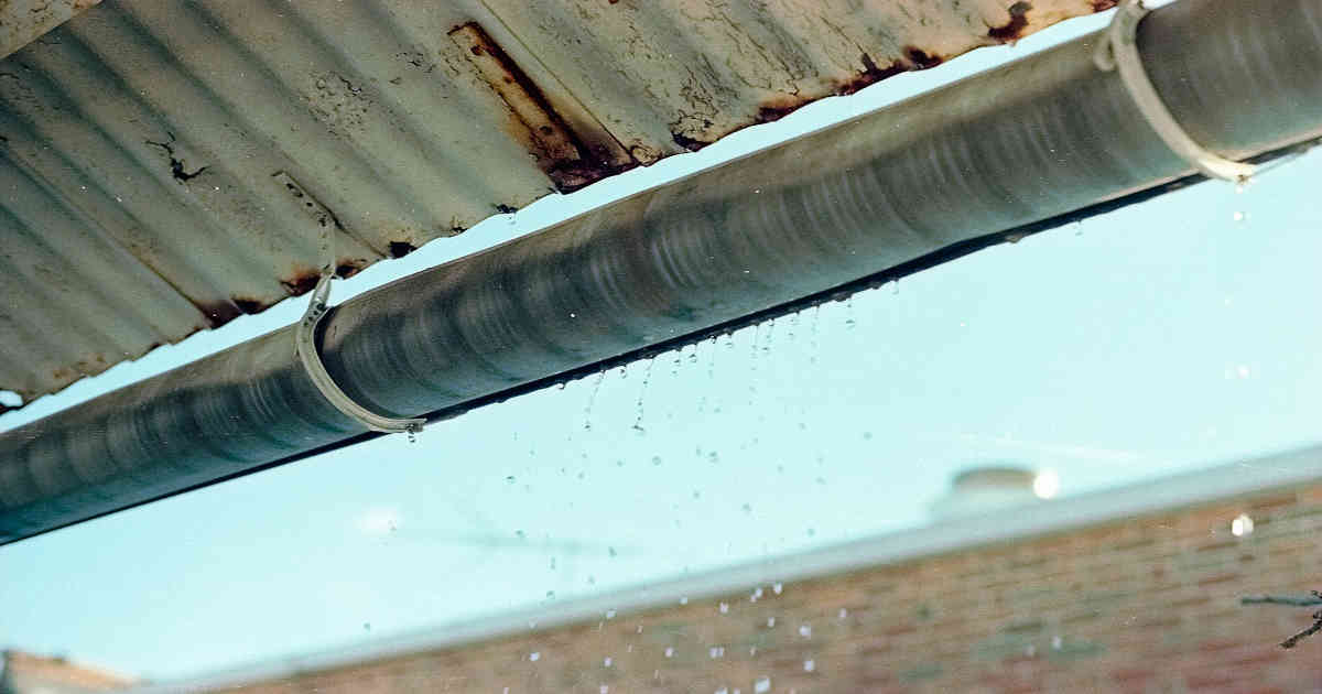 Leaking gutters